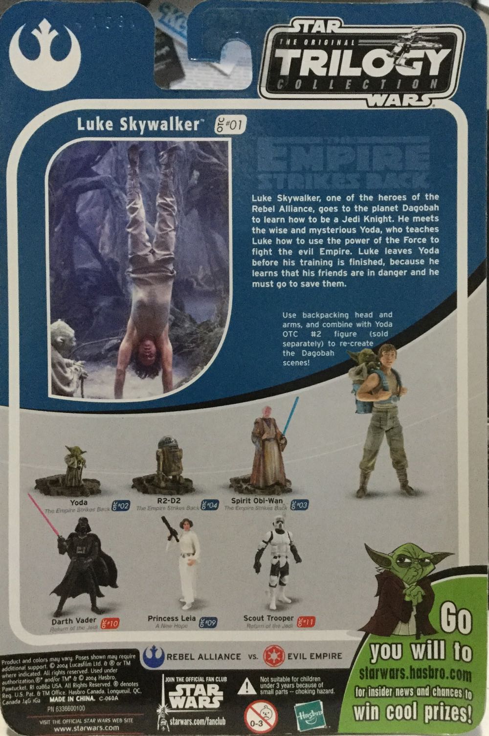 Original Trilogy Collection - #1 - Luke Skywalker - Hasbro (Empire Strikes Back) action figure collectible - Main Image 2