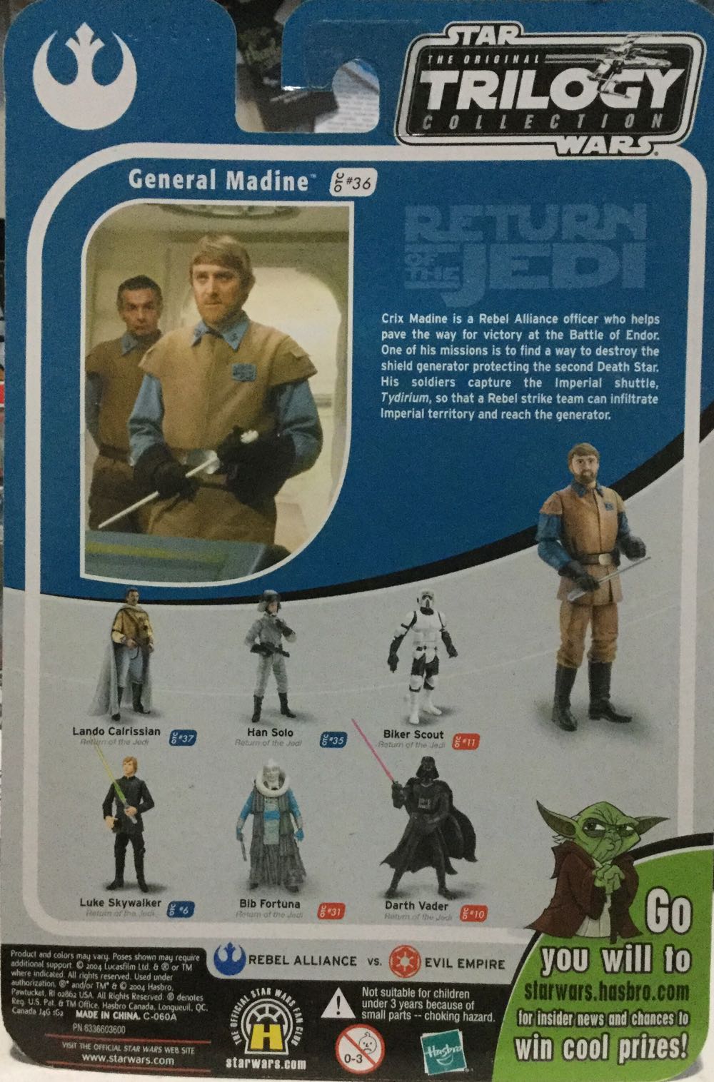 Original Trilogy Collection - #36 - General Madine - Hasbro (Return Of The Jedi) action figure collectible - Main Image 2