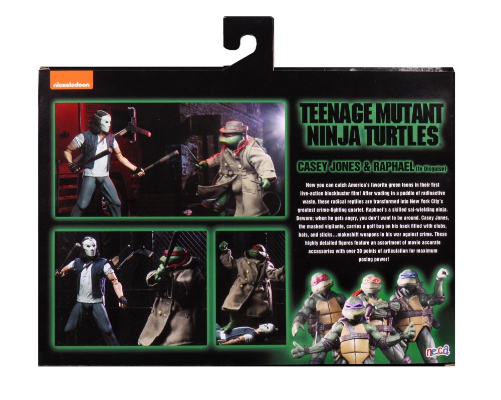 Neca TMNT Movie - Casey Jones/Raphael (In Disguise) Boxset  - Neca (Teenage Mutant Ninja Turtles (1990)) action figure collectible [Barcode 634482541241] - Main Image 2