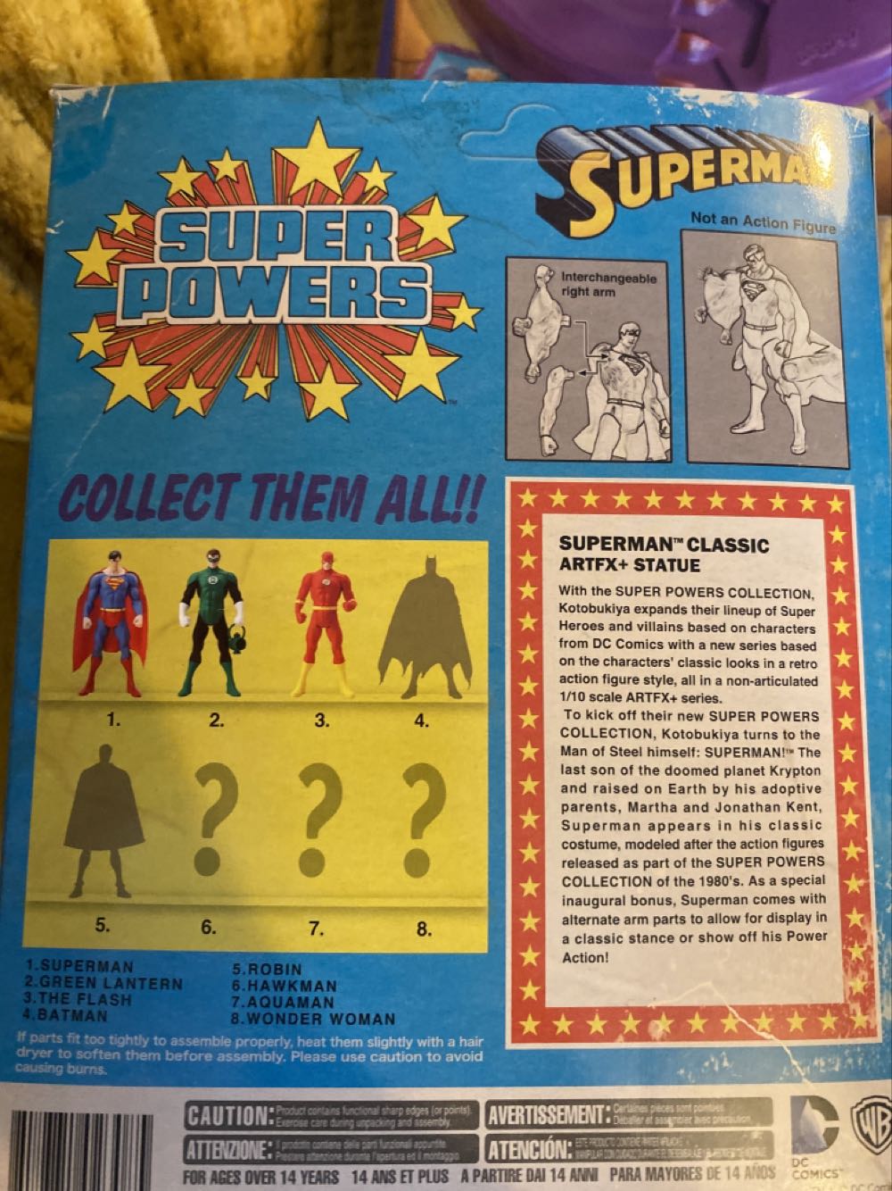 1. Superman - Kotobukiya Artfx+ (Super Powers) action figure collectible [Barcode 812771023085] - Main Image 2