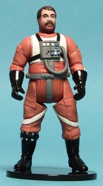 Jek Porkins - Hasbro (2000-2002 The Power of the Jedi) action figure collectible [Barcode 076930844571] - Main Image 3