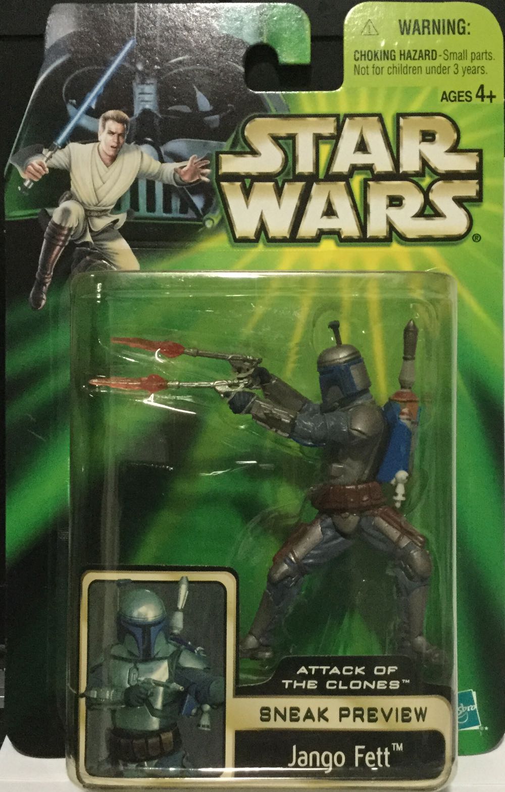 Jango Fett POTJ - Sneak Preview - Hasbro (Star Wars Episode II: Attack Of The Clones) action figure collectible - Main Image 1