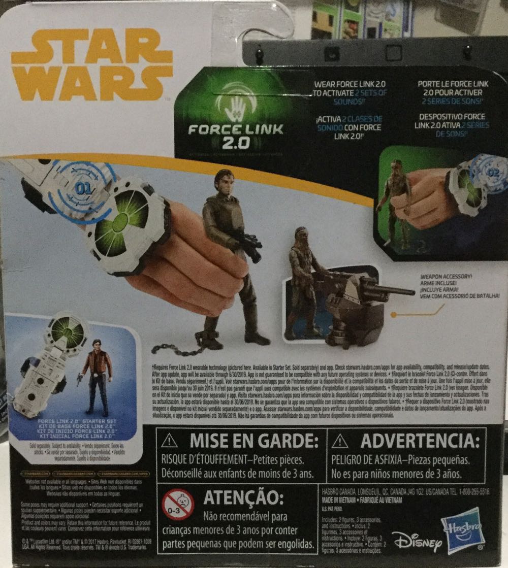 Solo - 2pack - Chewbacca/ Han Solo (Mimban) - Disney/ Hasbro (Solo: A Star Wars Story Collection) action figure collectible - Main Image 2