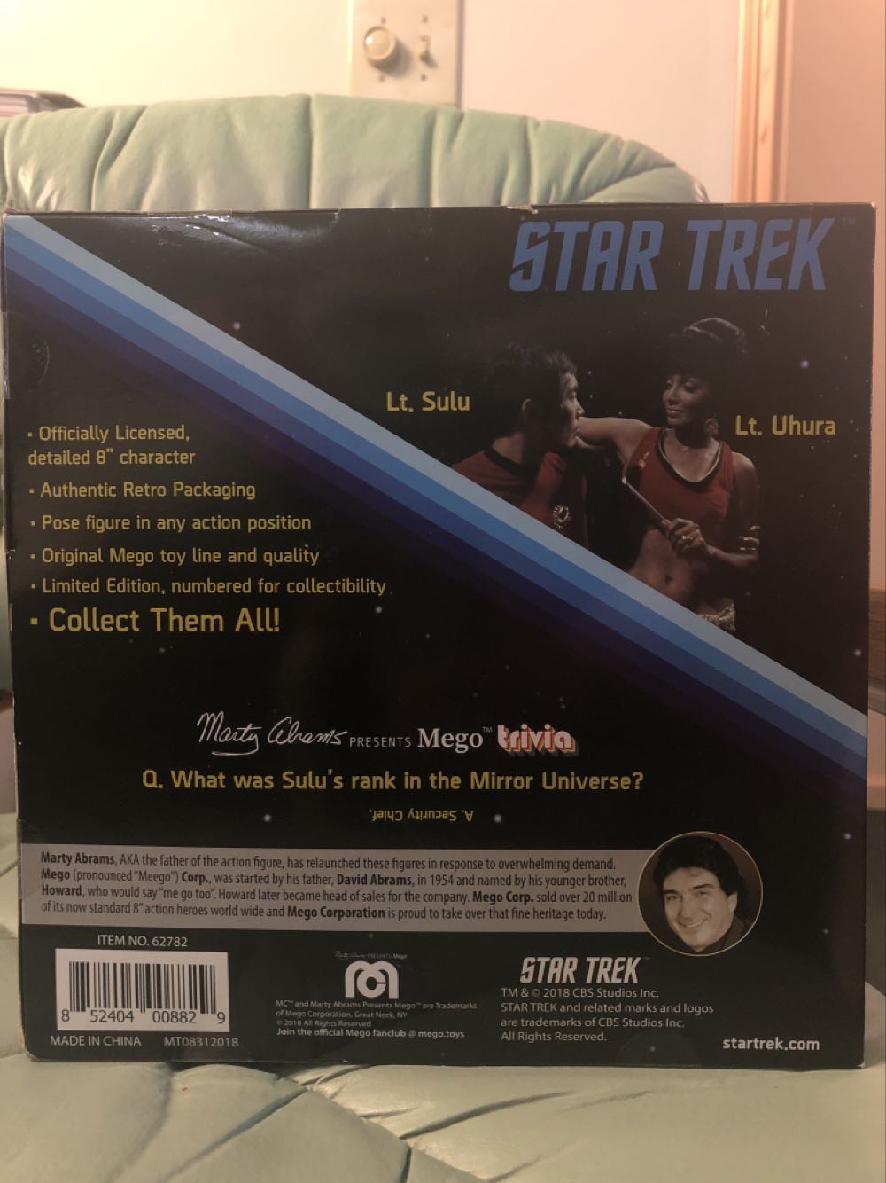 Lt. Sulu & Lt. Uhura - Mego (Mirror Mirror) action figure collectible [Barcode 852404008829] - Main Image 2