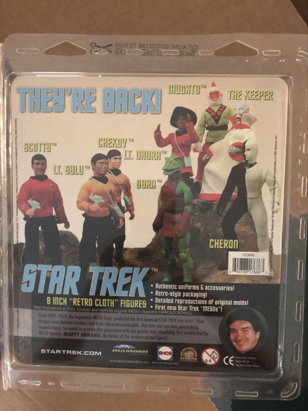 Star Trek Gorn - Diamond Select/EMCE (Star Trek - The Original Series) action figure collectible [Barcode 699788176863] - Main Image 2