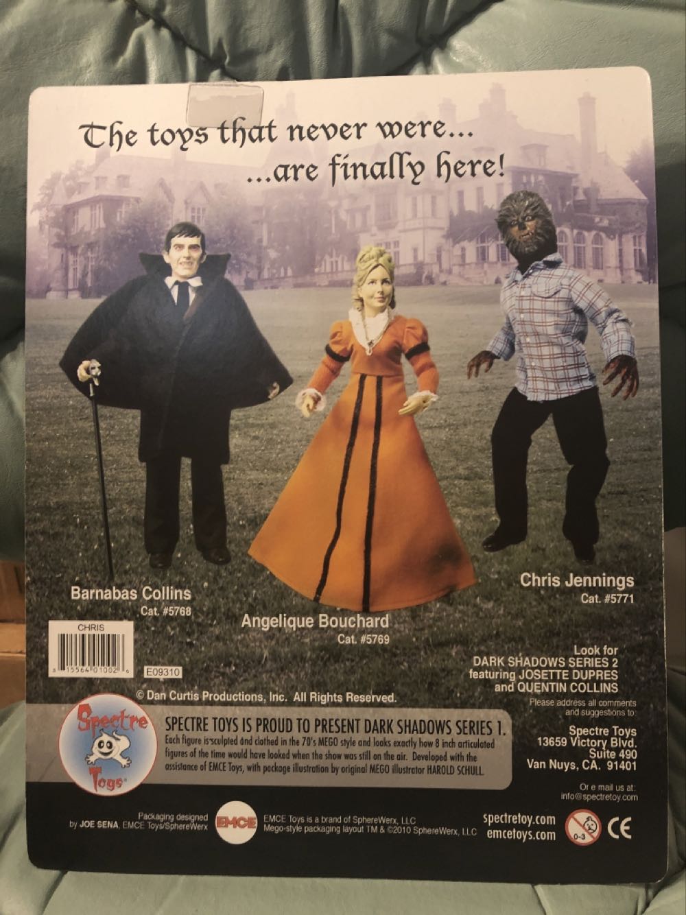 Dark Shadows Werewolf Chris Jennings - Spectre Toys/EMCE (Dark Shadows) action figure collectible [Barcode 815564010026] - Main Image 2