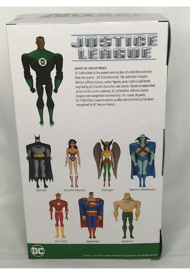 (#03) Green Lantern/John Stewart - DC Collectibles (Justice League Animated) action figure collectible [Barcode 761941349916] - Main Image 2