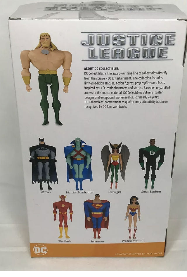 (#06) Aquaman - DC Collectibles (Justice League Animated) action figure collectible [Barcode 761941351193] - Main Image 2