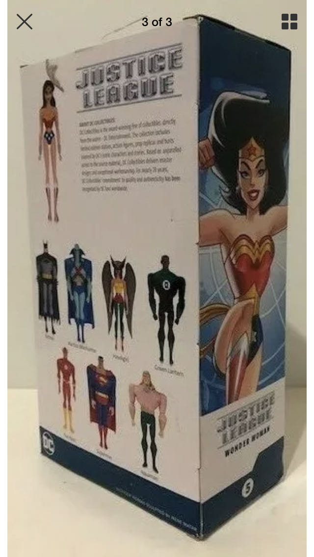 (#05) Wonder Woman - DC Collectibles (Justice League Animated) action figure collectible [Barcode 761941349923] - Main Image 2