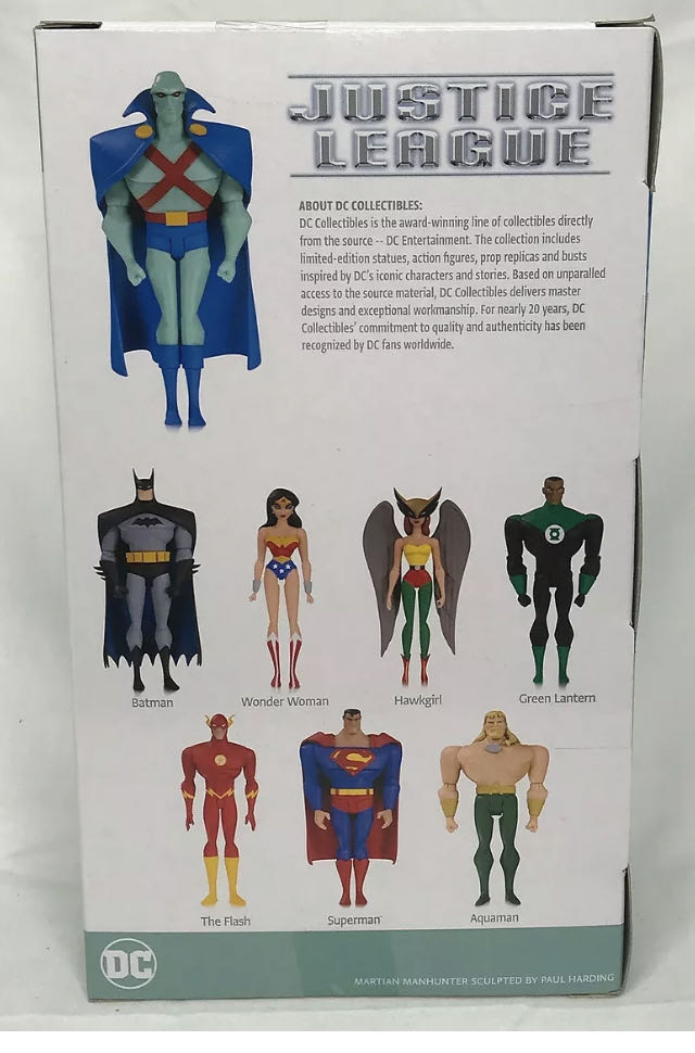 (#02) Martian Manhunter - DC Collectibles (Justice League Animated) action figure collectible [Barcode 761941349473] - Main Image 2