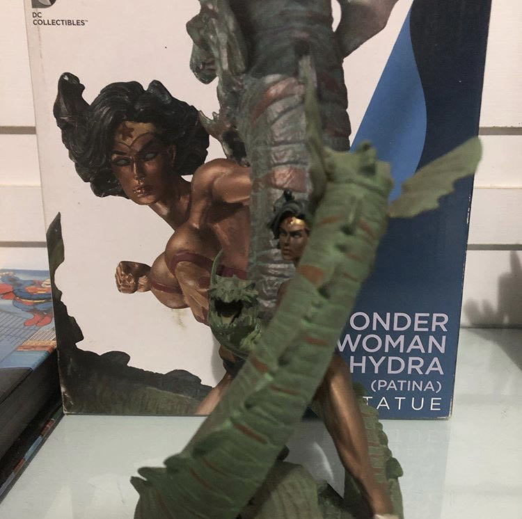 Wonder Woman Vs. Hydra (Patina) - DC Collectibles (Statuet) action figure collectible [Barcode 761941320250] - Main Image 2