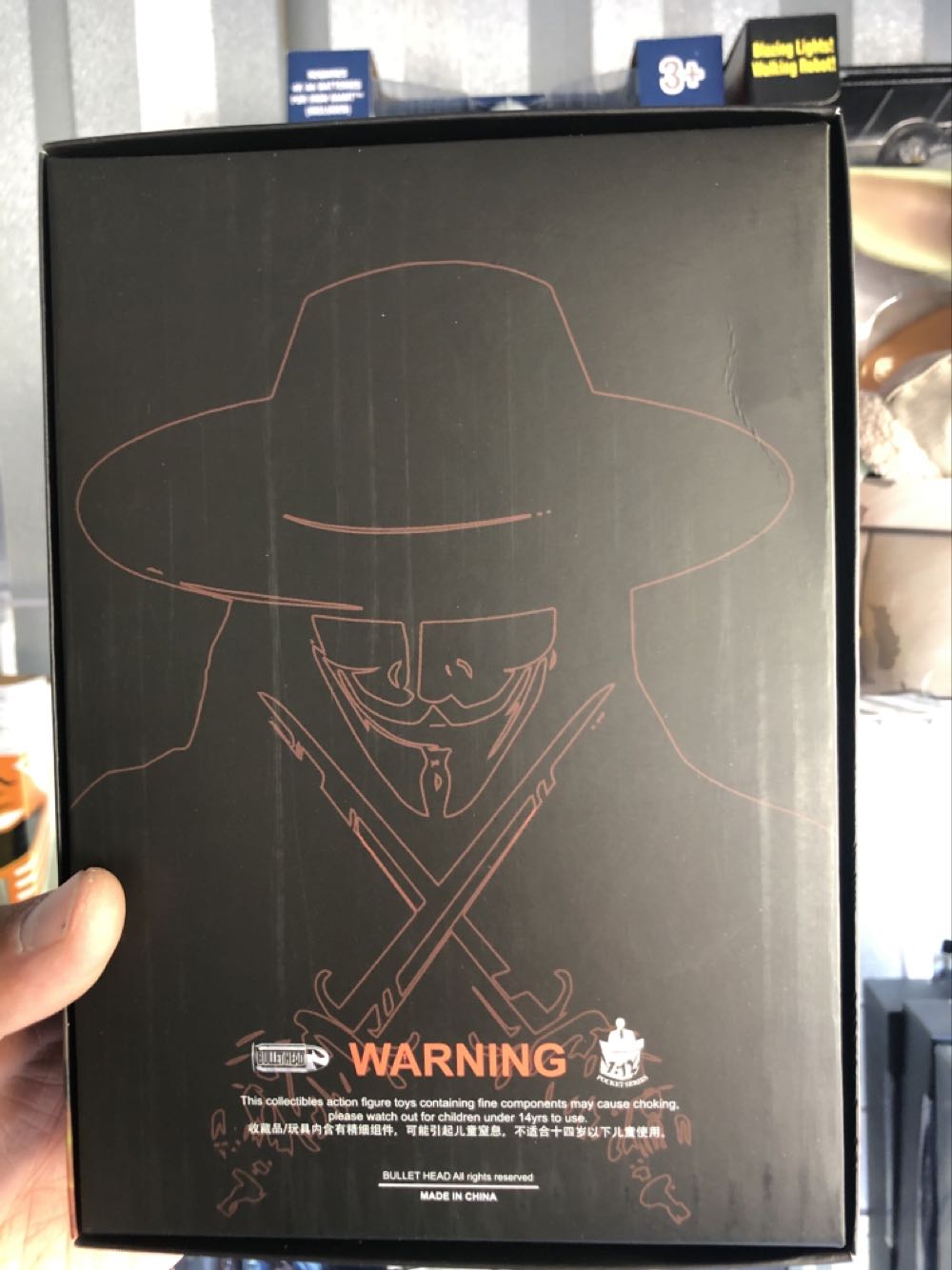 BulletHead V For Vendetta  action figure collectible - Main Image 2