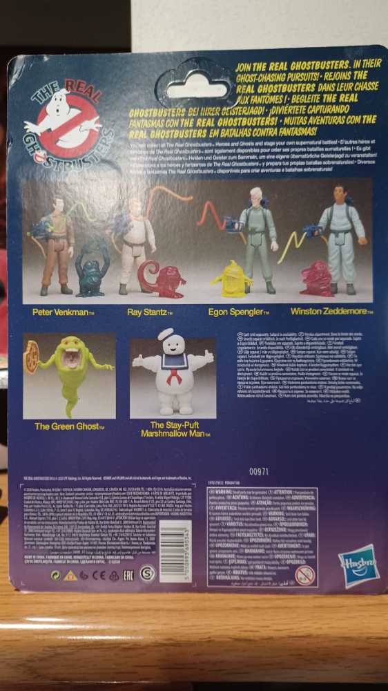 Kenner The Real Ghostbusters - Winston Zeddemore & Chomped Ghost - Hasbro (The Real Ghostbusters - Reissue) action figure collectible [Barcode 5010993690343] - Main Image 2