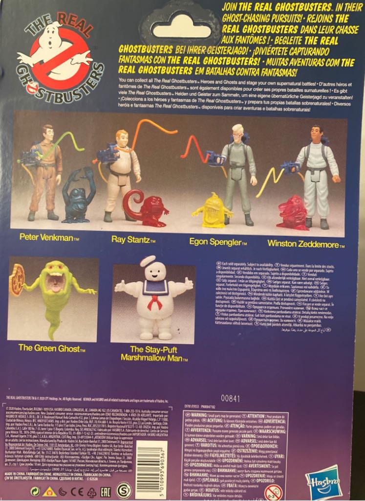 Kenner The Real Ghostbusters - Ray Stantz & Wrapper Ghost - Hasbro (The Real Ghostbusters - Reissue) action figure collectible [Barcode 5010993690367] - Main Image 2