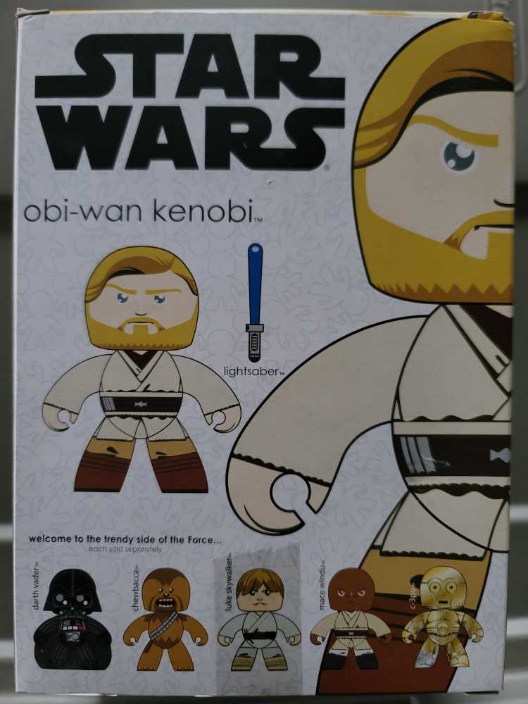 Obi Wan Kenobi - Hasbro (Mighty Muggs) action figure collectible [Barcode 653569296782] - Main Image 2