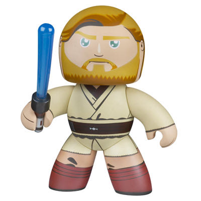 Obi Wan Kenobi - Hasbro (Mighty Muggs) action figure collectible [Barcode 653569296782] - Main Image 3
