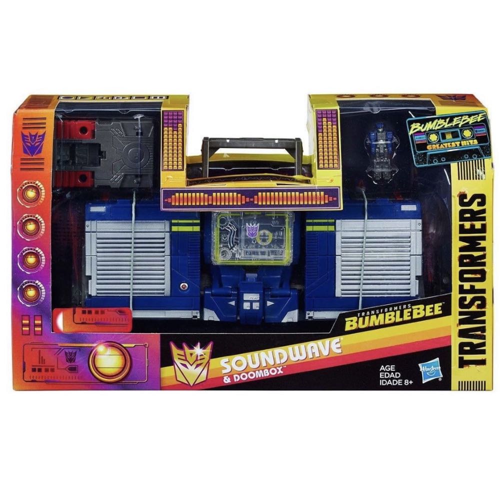 Soundwave & Doombox ✅⭐️ - Hasbro (Transformers: Bumblebee Greatest Hits) action figure collectible [Barcode 630509650651] - Main Image 4
