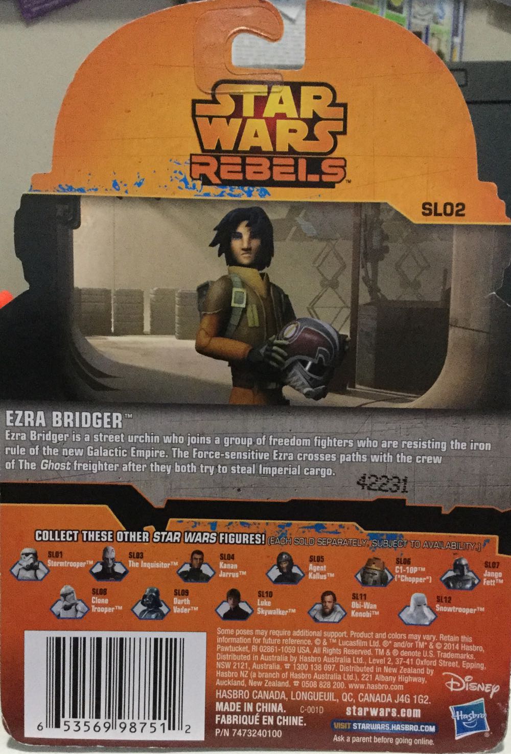 Rebels - Ezra Bridger - Disney/ Hasbo (Star Wars Rebels) action figure collectible - Main Image 2