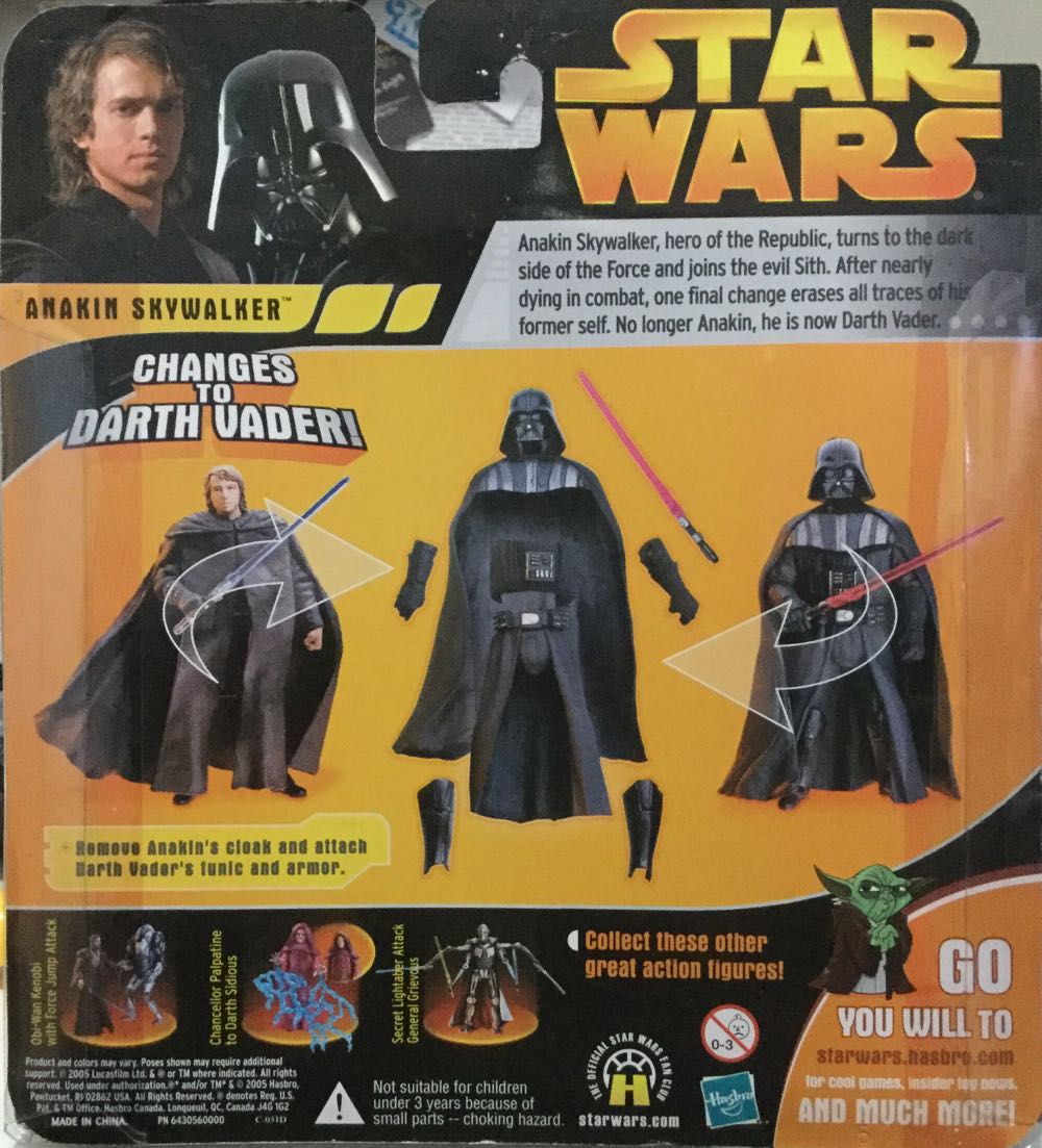 Revenge Of The Sith - Deluxe - Anakin Skywalker - Hasbro (Revenge Of The Sith) action figure collectible - Main Image 2