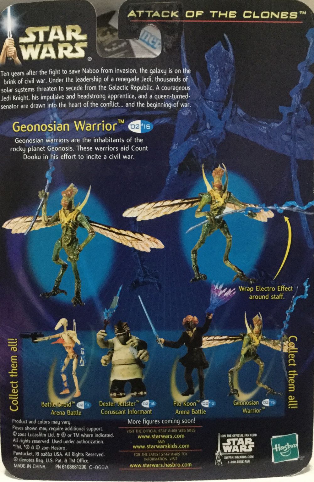 Saga Series ‘02 - Geonosian Warrior - Hasbro (Attack Of The Clones) action figure collectible - Main Image 2
