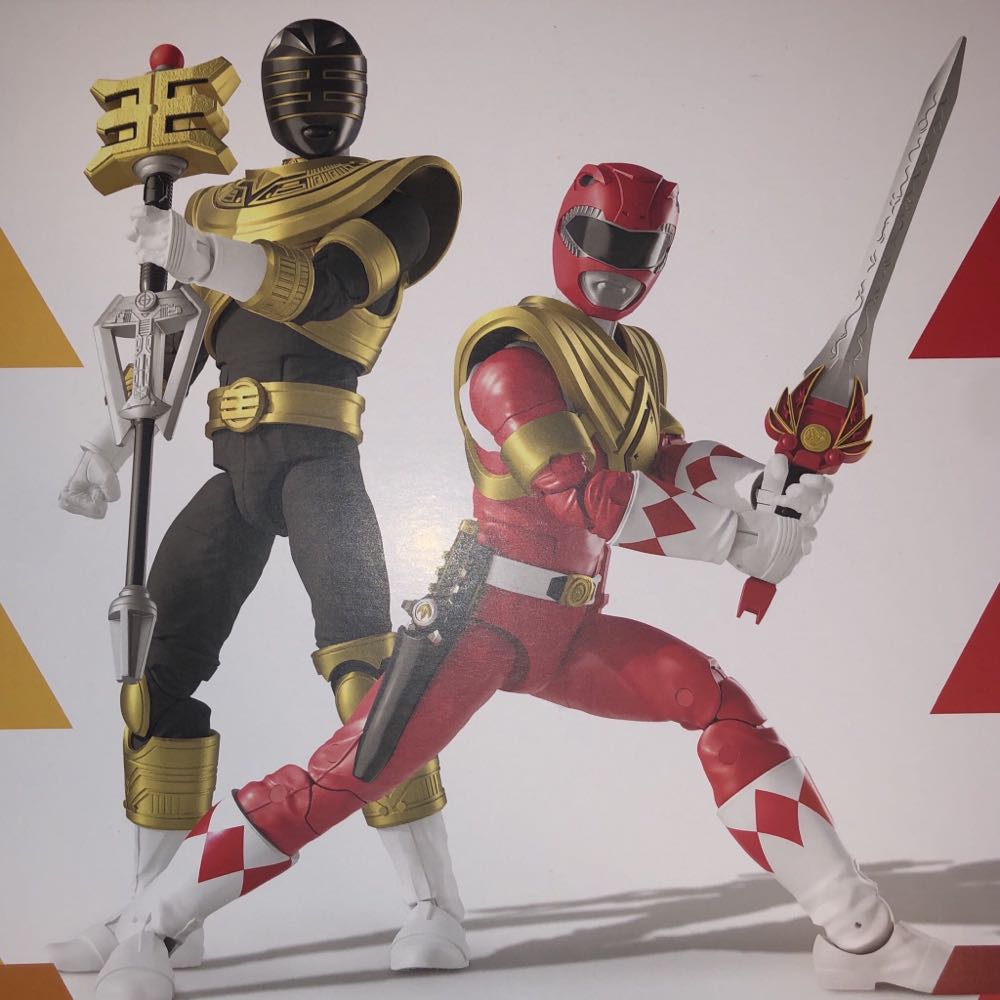 Power Ranger-Red Ranger and Zeo Gold Ranger - Hasbro (Power Ranger-Lightning Collection) action figure collectible [Barcode 630509850013] - Main Image 2