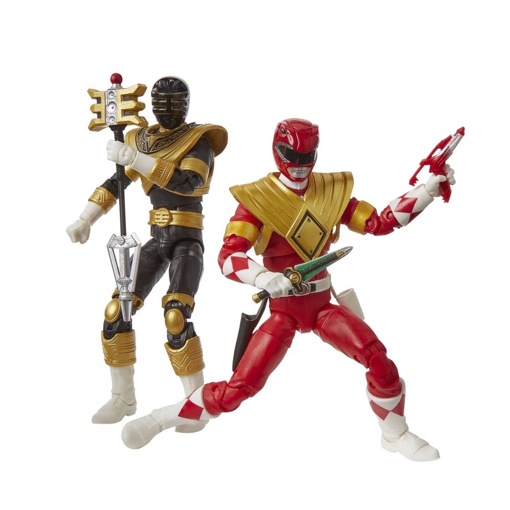 Power Ranger-Red Ranger and Zeo Gold Ranger - Hasbro (Power Ranger-Lightning Collection) action figure collectible [Barcode 630509850013] - Main Image 3