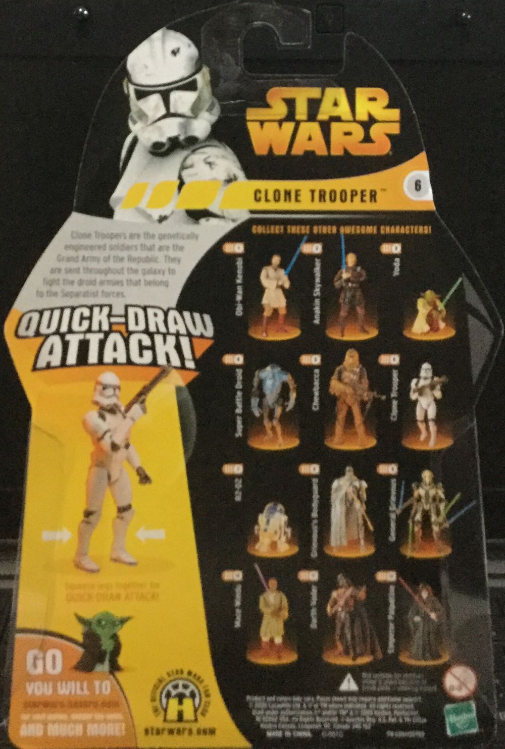 Revenge Of The Sith - #6 - Clone Trooper - Hasbro (Revenge Of The Sith) action figure collectible - Main Image 2