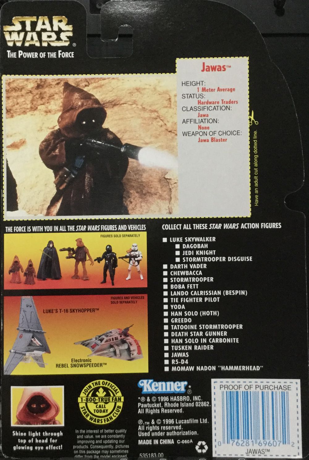 Power Of The Force (RC) - Jawas - Hasbro/ Kenner (A New Hope) action figure collectible - Main Image 2