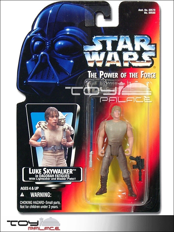 Luke Skywalker (Dagobah Fatigues) - Hasbro/ Kenner (Star Wars Empire Strikes Back) action figure collectible - Main Image 3