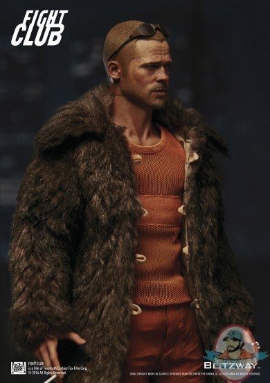 Blitzway - Tyler Durden Fur Coat Version (Fight Club 1999) - Blitzway (Fight Club) action figure collectible - Main Image 3