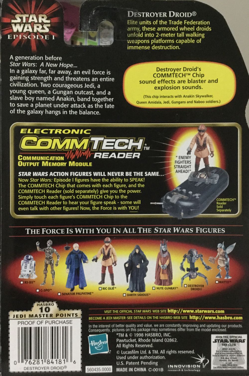 Phantom Menace (Col.#2) - Destroyer Droid - Hasbro (Phantom Menace) action figure collectible - Main Image 2