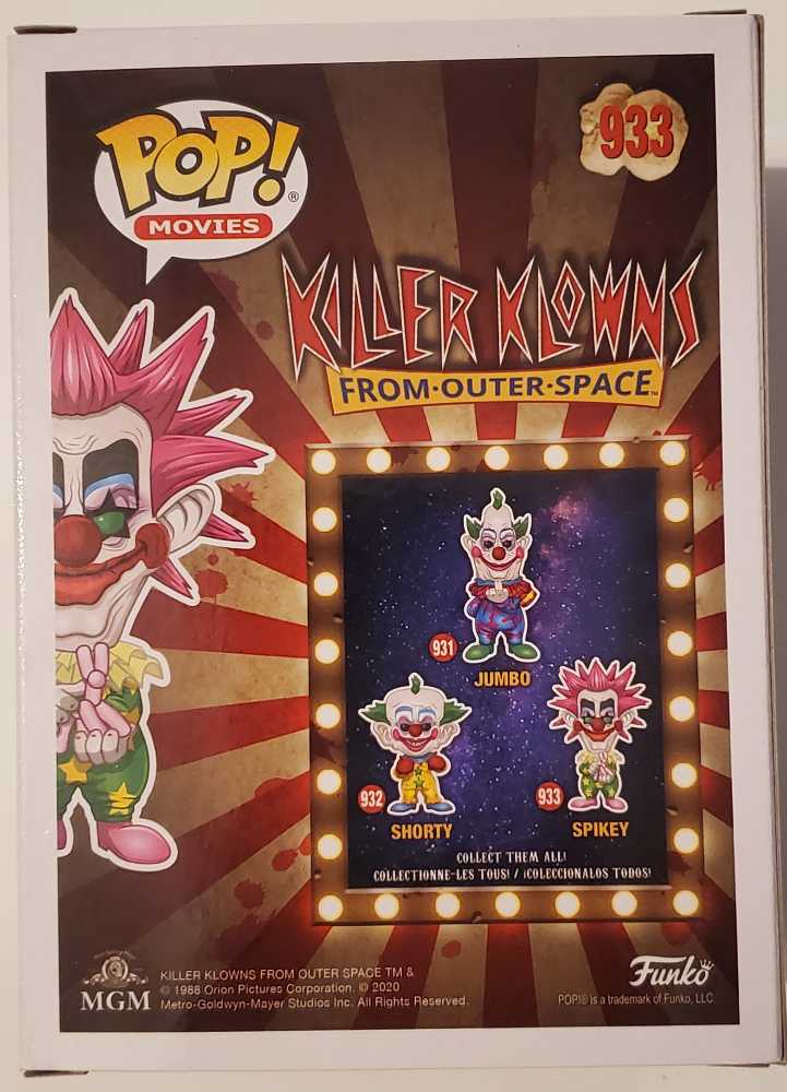 Funko Pop: Killer Klowns “Spikey” #933 - Funko (Funko Pop) action figure collectible [Barcode 889698441476] - Main Image 4