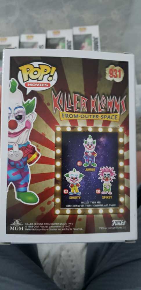 Funko Pop: Killer Klowns “Jumbo” # 931 - Funko (Funko Pop) action figure collectible [Barcode 889698441452] - Main Image 2