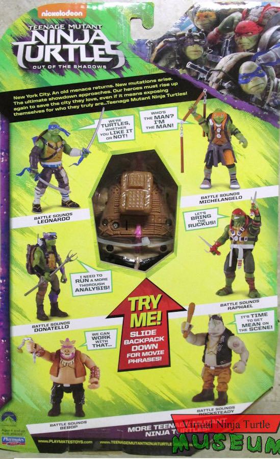 Battle Sounds Bebop - Playmates Toys (TMNT Out of The Shadows) action figure collectible - Main Image 2