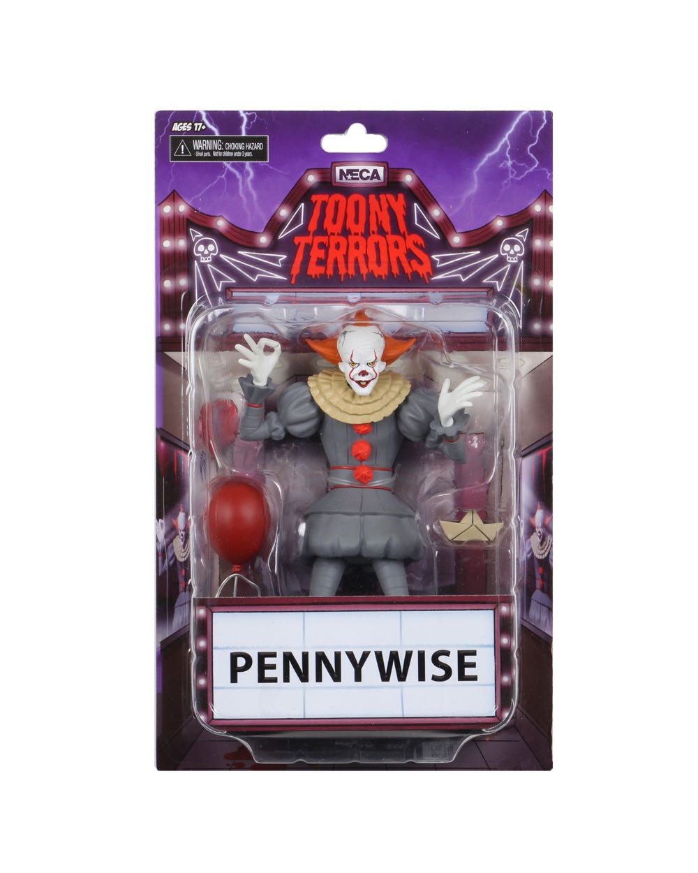 Toony Terrors: Pennywise 2017 - Neca/Reel Toys (It (2017)) action figure collectible - Main Image 1