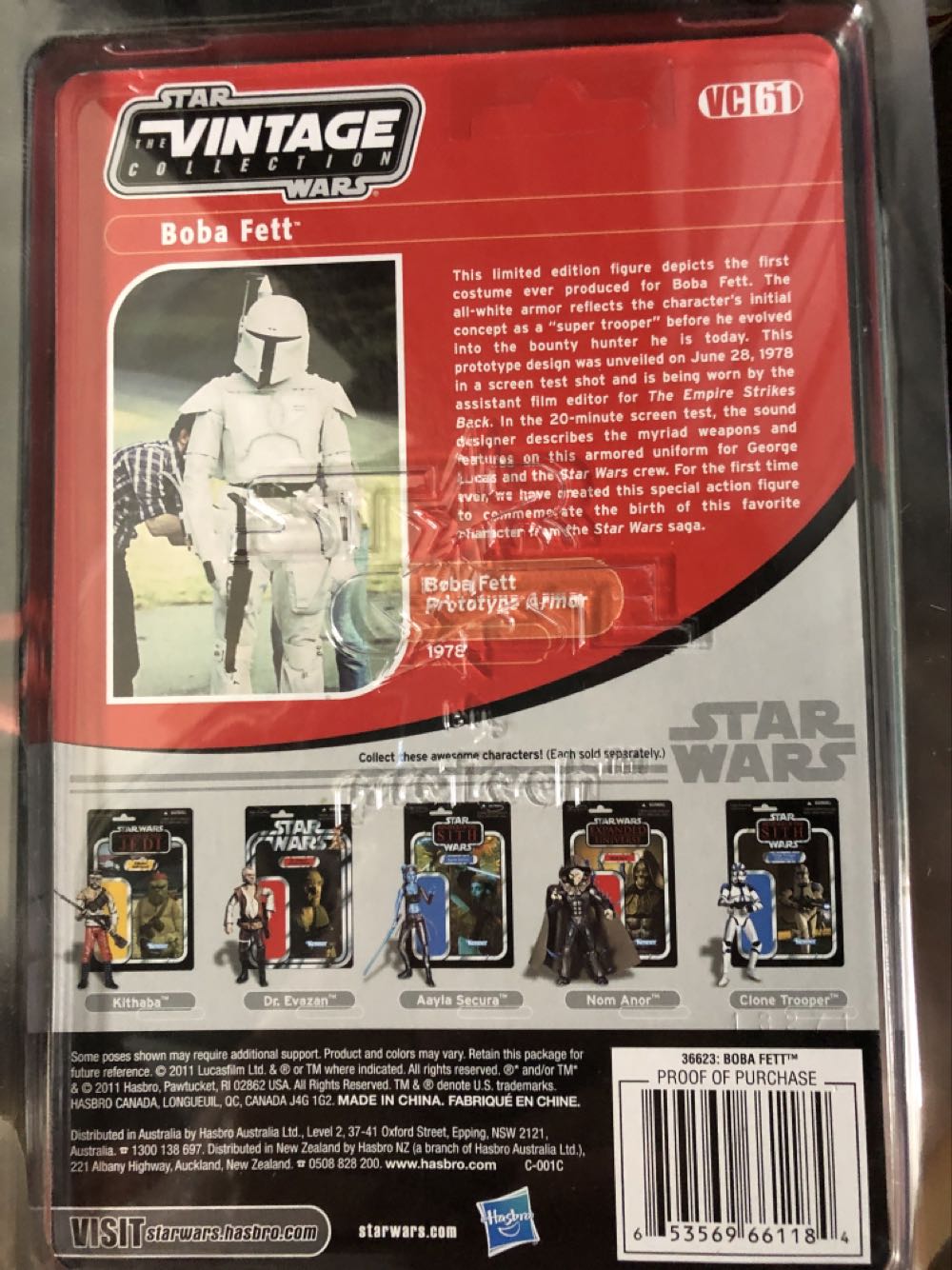 Vintage Collection VC61 - Boba Fett ( Prototype Armour ) - Disney / Hasbro (Episode V (Star Wars : Empire Strikes Back)) action figure collectible - Main Image 2