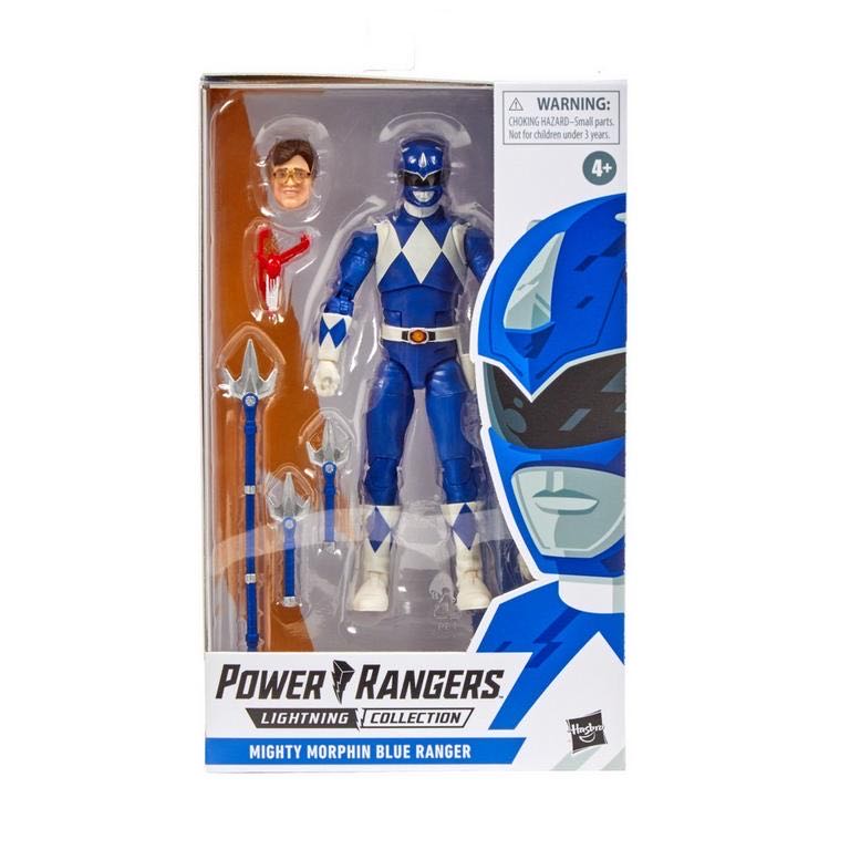 Mighty Morphin Blue Ranger - Hasbro (Power Rangers Lightning Collection) action figure collectible [Barcode 630509936052] - Main Image 3