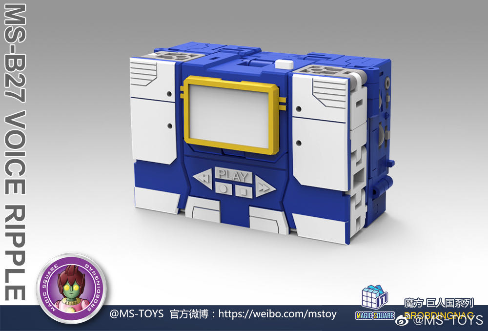 Voice Ripple (Soundwave, Rumble & Scout) - Magic Square (The Transformers) action figure collectible - Main Image 2