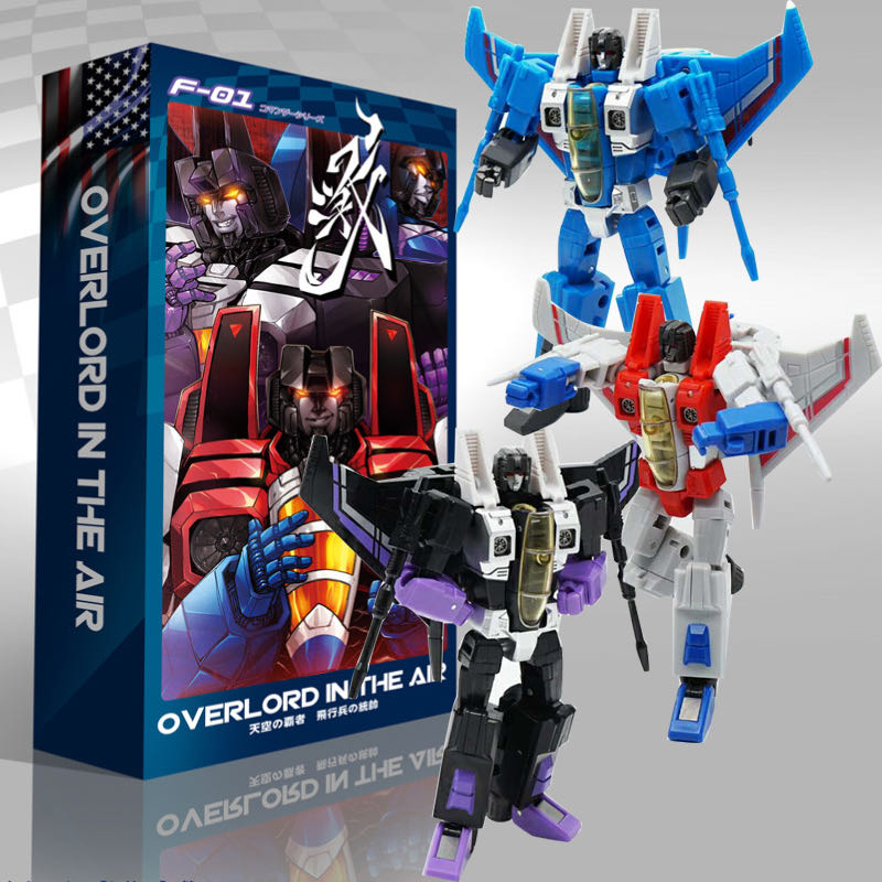 MFT F-01 Overlords In The Air(Starscream, Skywarp & Thundercracker) - Mech Fans Toys (G1) action figure collectible - Main Image 1