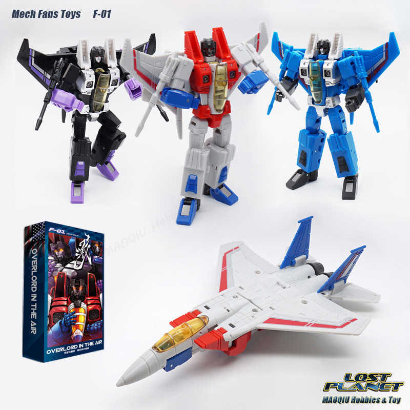 MFT F-01 Overlords In The Air(Starscream, Skywarp & Thundercracker) - Mech Fans Toys (G1) action figure collectible - Main Image 4