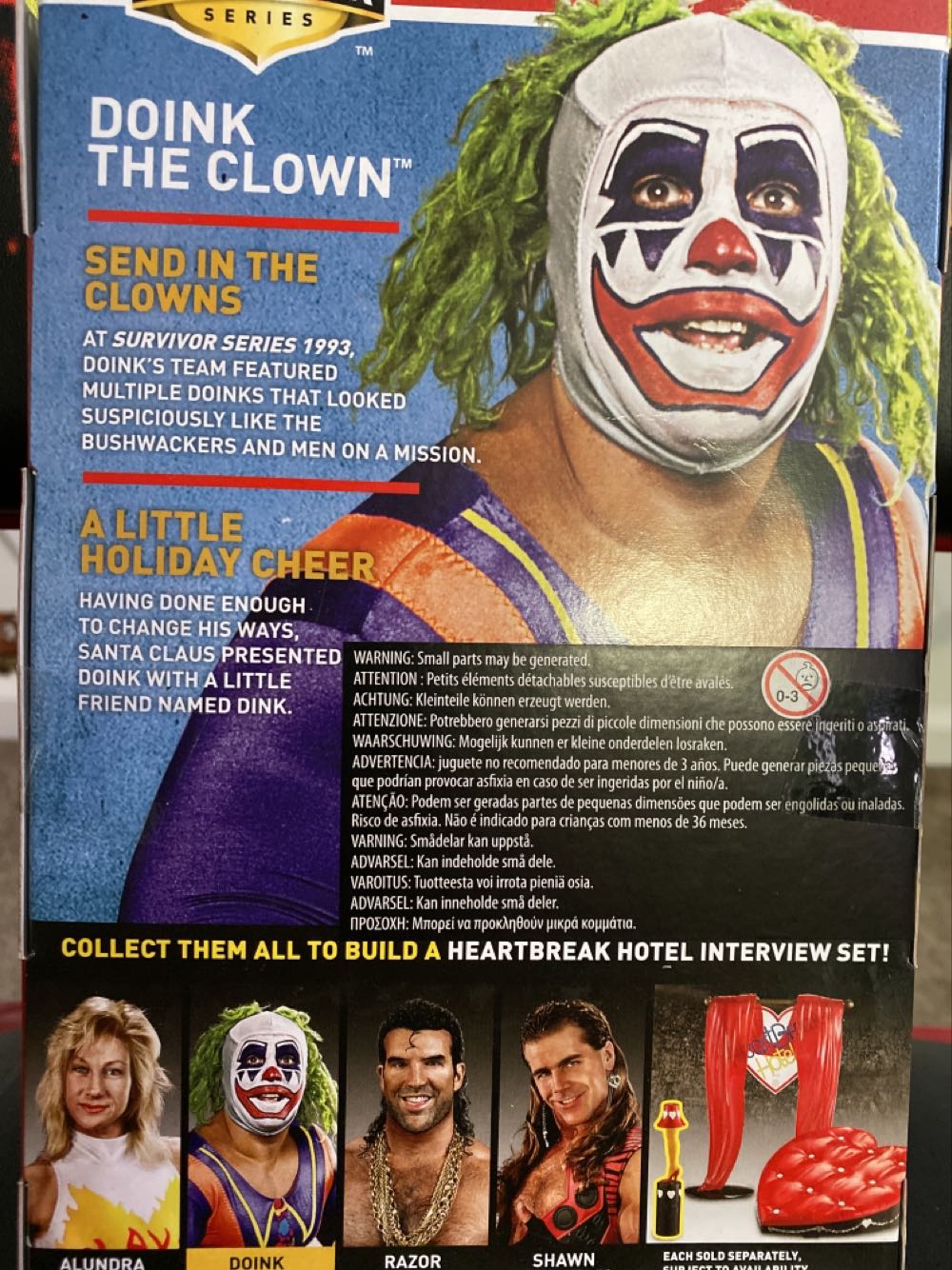 WWE Mattel Elite Flashback Series 2 Doink the Clown - Mattel (Wwe Elite) action figure collectible [Barcode 887961640809] - Main Image 2