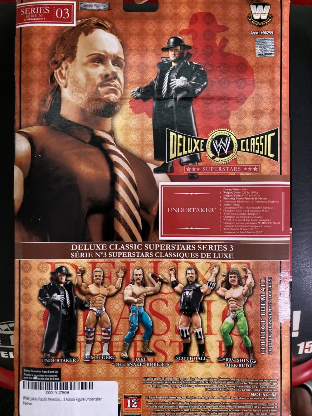 The Undertaker - Jakks Pacific (WWE Deluxe Classic) action figure collectible - Main Image 2