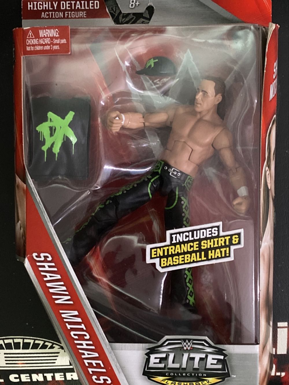 WWE Shawn Michaels- Defining Moments Ringside Exclusive - Mattel Wwe (WWE) action figure collectible [Barcode 887961354027] - Main Image 1