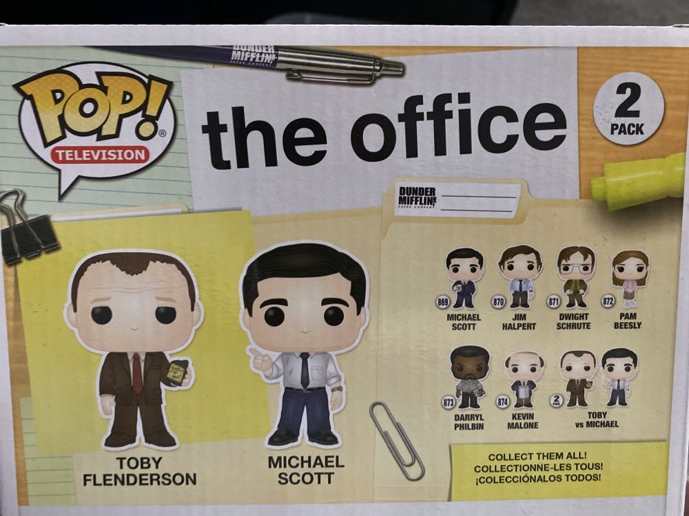 Toby vs Michael - Funko Pop (The Office) action figure collectible [Barcode 889698419178] - Main Image 2