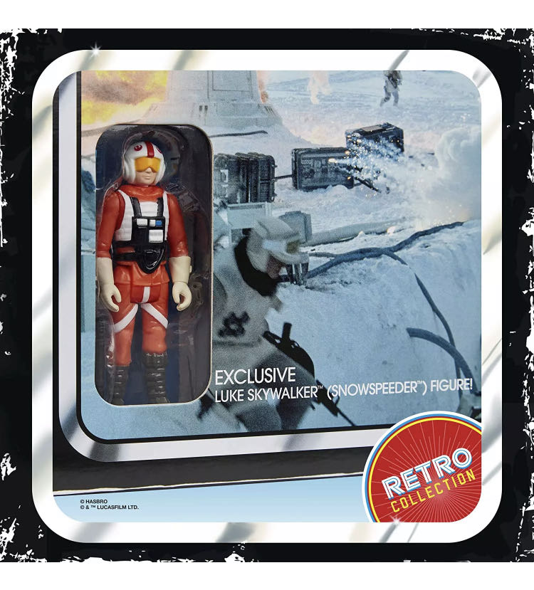 Hoth Ice Planet Board Game With Snow speeder Luke Skywalker - Disney / Hasbro (Empire Strikes Back) action figure collectible - Main Image 2