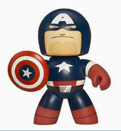 Captain America - Hasbro (Mighty Muggs) action figure collectible [Barcode 653569312192] - Main Image 2