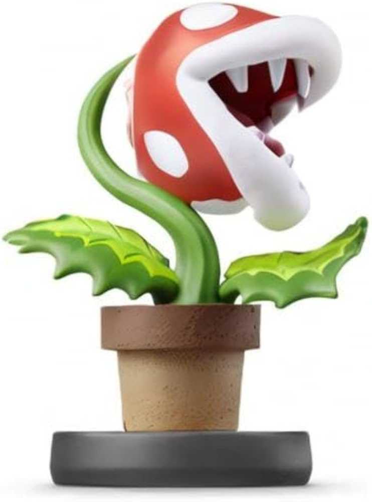 Piranha Plant - Nintendo Amiibo (Amiibo - Super Smash Bros.) action figure collectible [Barcode 045496594107] - Main Image 2