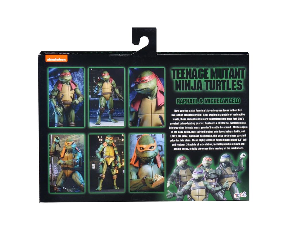 NECA - Raphael & Michelangelo - Neca/Reel Toys (Teenage Mutant Ninja Turtles: The Movie (1990)) action figure collectible [Barcode 634482541265] - Main Image 2