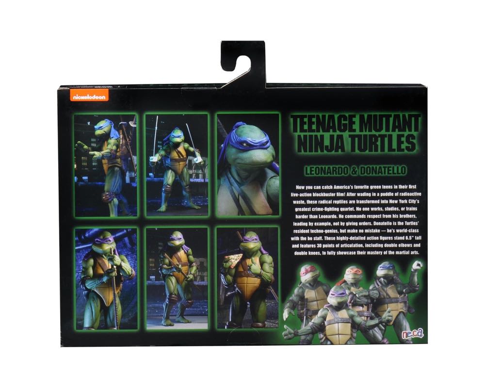 NECA: TMNT - Leonardo And Donatello - Neca/Reel Toys (Teenage Mutant Ninja Turtles (1990)) action figure collectible [Barcode 634482541258] - Main Image 2