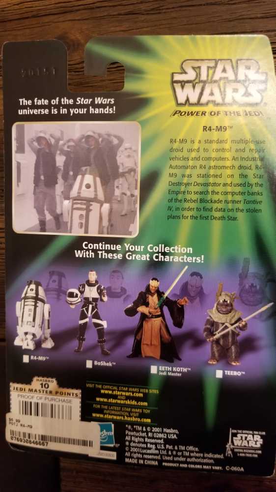 R4-M9 - Star Wars Power Of The Jedi - Hasbro (Star Wars) action figure collectible [Barcode 076930846667] - Main Image 2